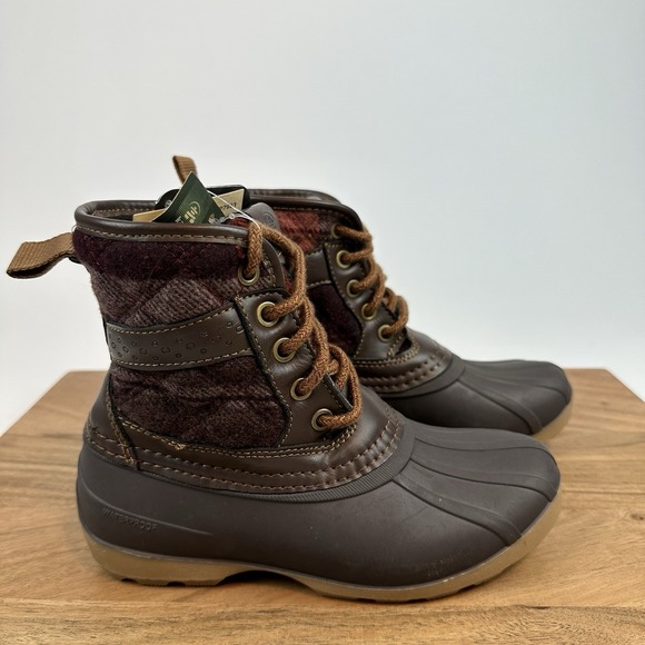 New Little Kids Kamik Sierra Heritage Mid Insulated Waterproof Duck Boots SZ 13C - Picture 1 of 8